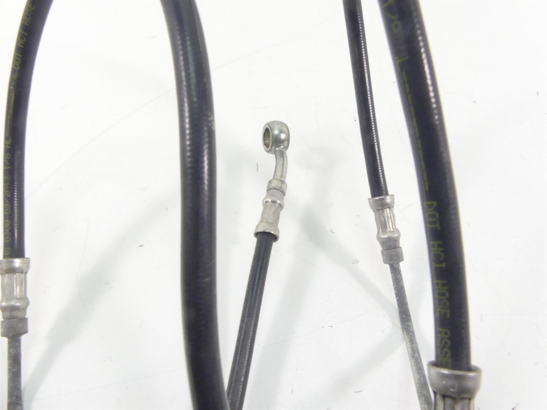 2013 Harley Touring FLHTP Electra Glide Front Abs Brake Line Hose Set 40612-09 {{ shop.shopifyCountryName }} - Mototech271
