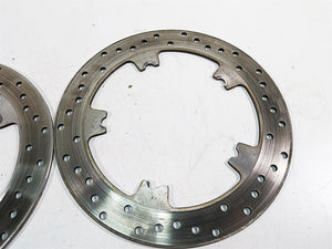 2015 Harley FXDL Dyna Low Rider Front Brake Disc Rotor Set 44553-06A