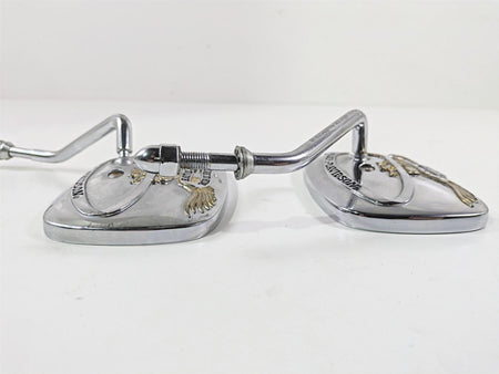 1999 Harley Touring FLHTCUI E-Glide Live to Ride Chrome Short Mirrors 91875-88A {{ shop.shopifyCountryName }} - Mototech271