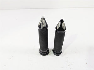 2001 Harley Touring FLHX Street Glide Avon Spike Hand Grip Set Grips 61-0387