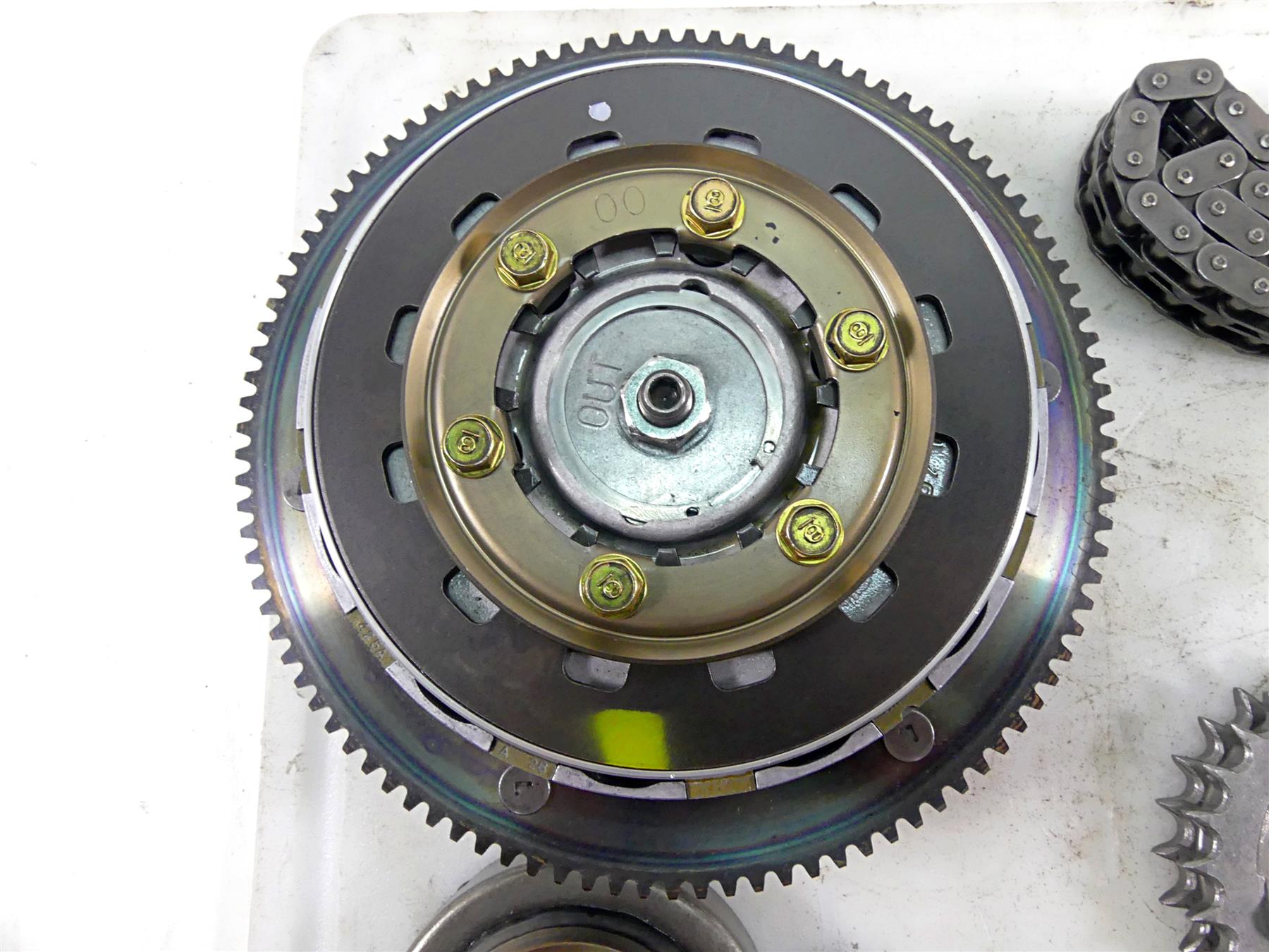 2004 Harley Touring FLHTCUI Electra Glide Primary Drive Clutch Kit 19k 37802-04A {{ shop.shopifyCountryName }} - Mototech271