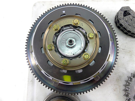 2004 Harley Touring FLHTCUI Electra Glide Primary Drive Clutch Kit 19k 37802-04A {{ shop.shopifyCountryName }} - Mototech271