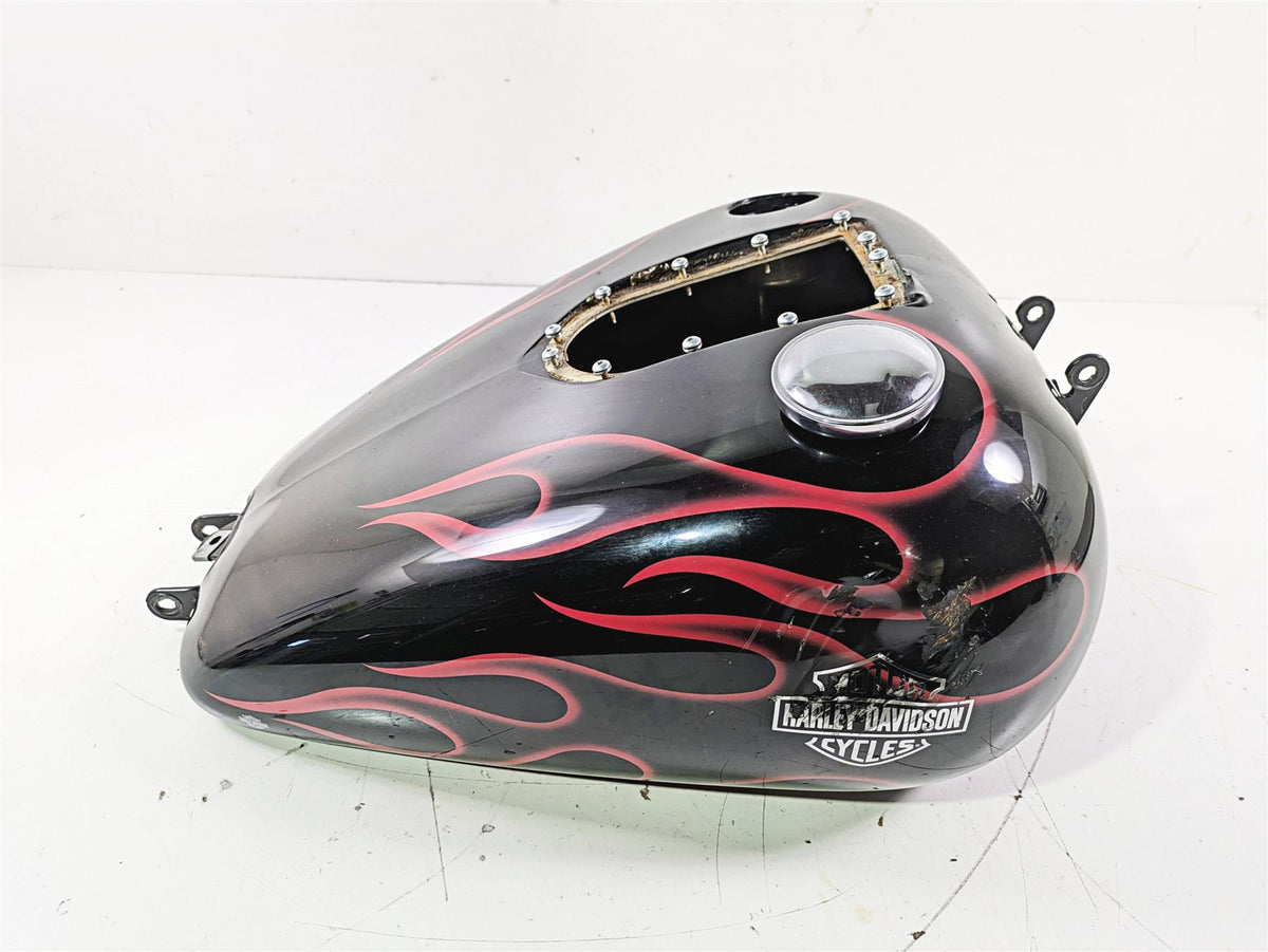 2007 Harley FXDWG Dyna Wide Glide Fuel Gas Petrol Tank - Dented 61586-04B {{ shop.shopifyCountryName }} - Mototech271