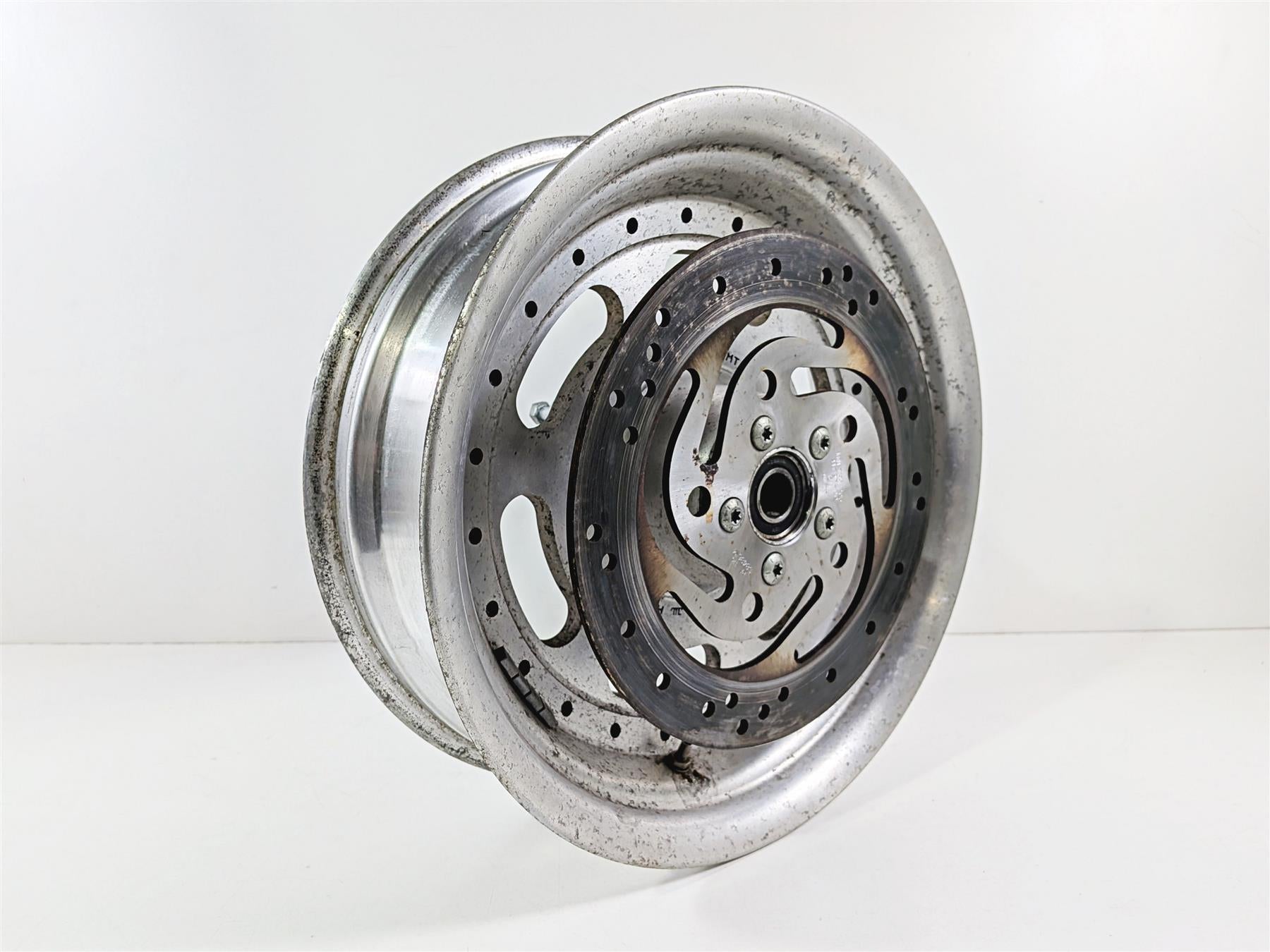 2011 Harley FXDF Dyna Fat Bob Rear Wheel Rim 16x5 Slotted 46717-10 {{ shop.shopifyCountryName }} - Mototech271