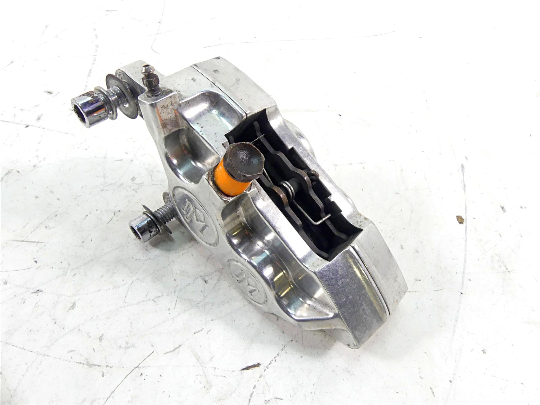 2009 Big Dog K9 Performance Machine Polished Front Brake Caliper 182-000001-02 {{ shop.shopifyCountryName }} - Mototech271