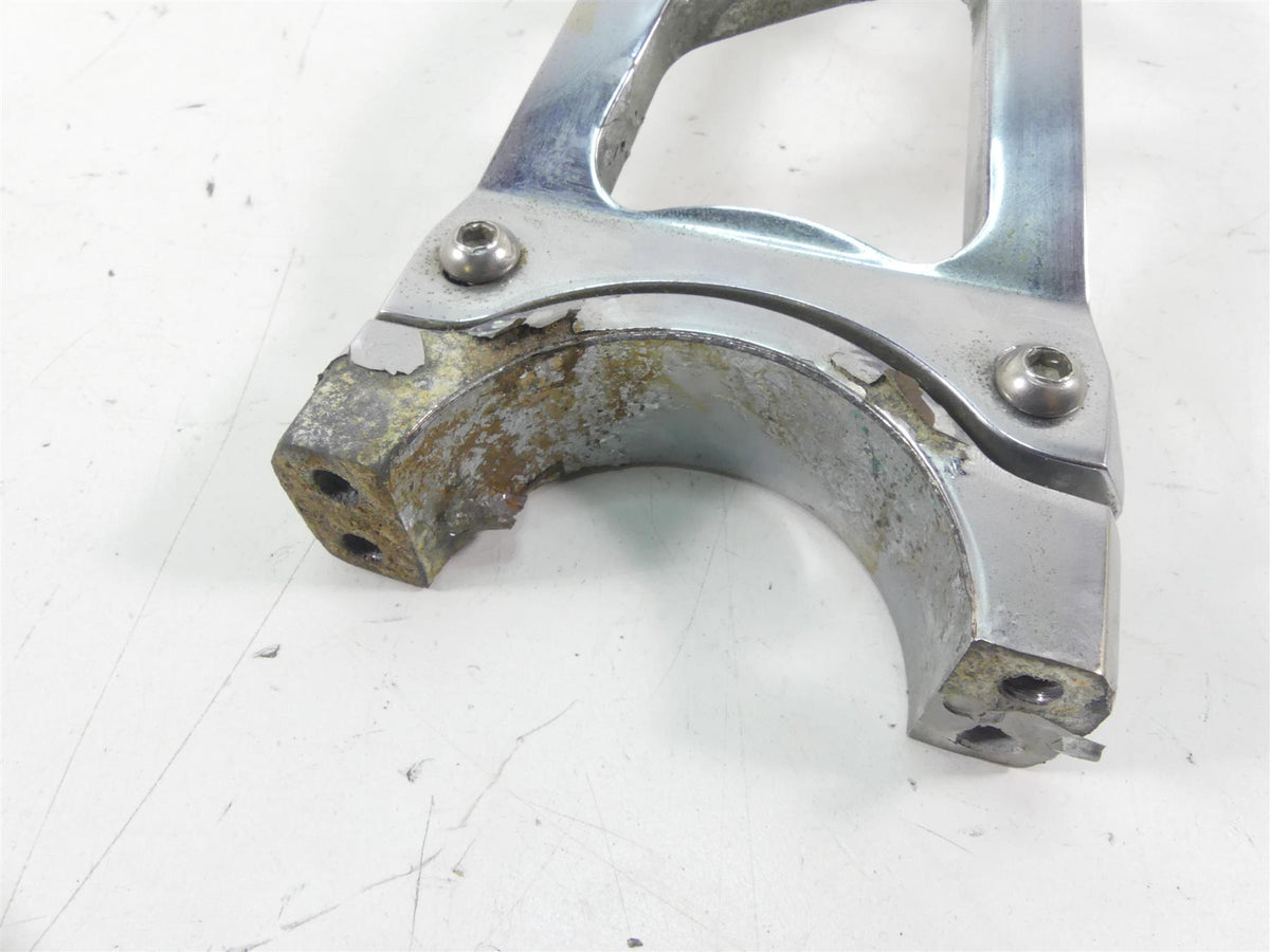 2002 Harley Softail FXSTDI Deuce Front Fork Chrome Support Bracket {{ shop.shopifyCountryName }} - Mototech271