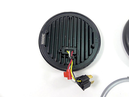 2017 Harley Dyna FXDB Street Bob MoonSMC Moonmaker Fly Eye V1 Led Headlight {{ shop.shopifyCountryName }} - Mototech271