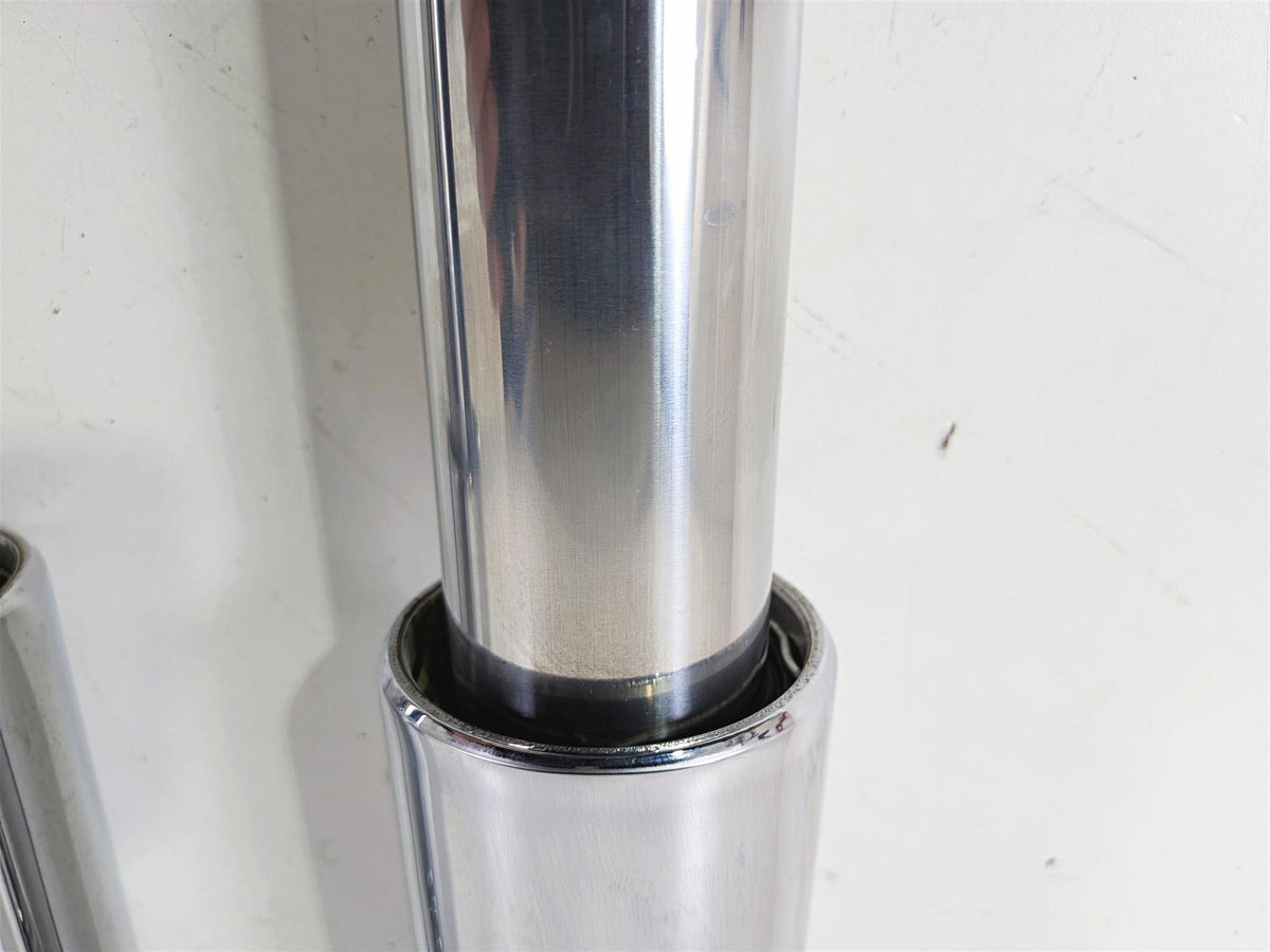 2015 Harley Touring FLTRUSE CVO Road Glide Chrome Front Fork Leg Set 45400043-Mototech271