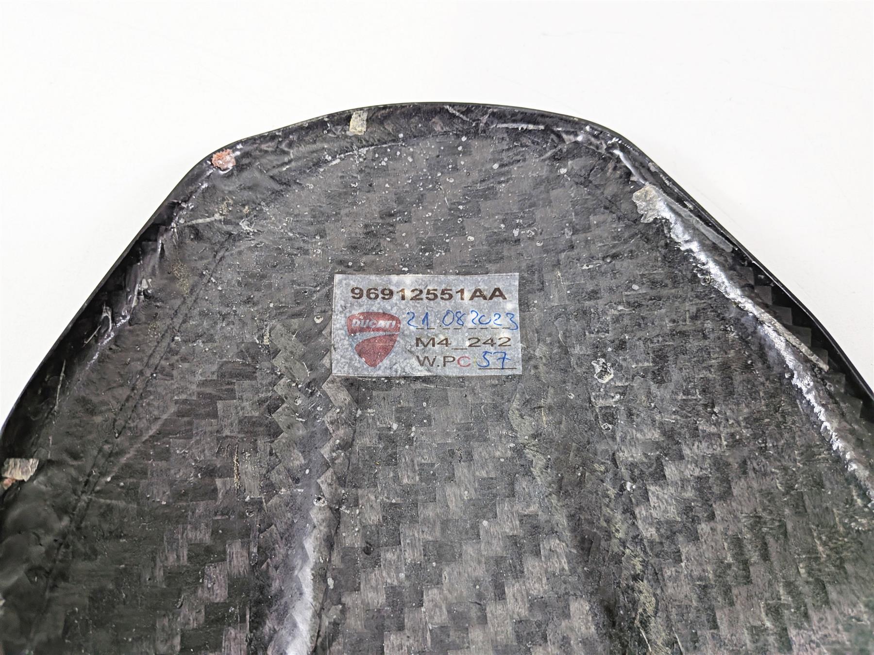 2022 Ducati Panigale V4 S V4S Rear Carbon Fiber Fender Mud Guard 96912551AA-Mototech271