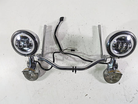 2002 Harley FLSTC Softail Heritage Front Spot Led Light & Blinker Set 58082-02A {{ shop.shopifyCountryName }} - Mototech271