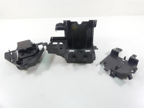 2013 Harley Touring FLHTP Electra Glide Battery Tray & E-Carrier Set 66281-09B | Mototech271