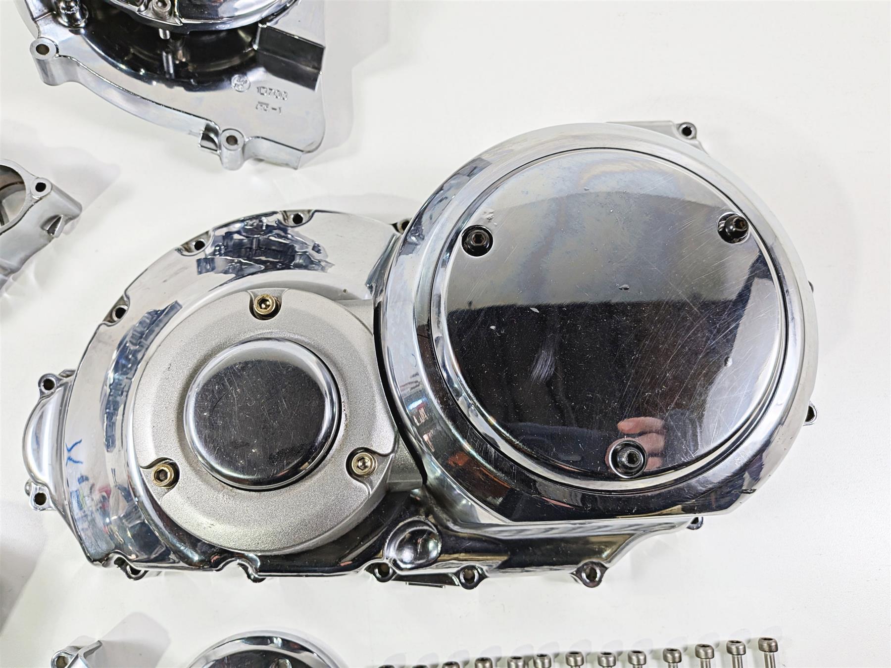 2012 Yamaha XV1900 Raider S Chrome Primary & Engine Side Covers 1D7-15779-00-00 {{ shop.shopifyCountryName }} - Mototech271