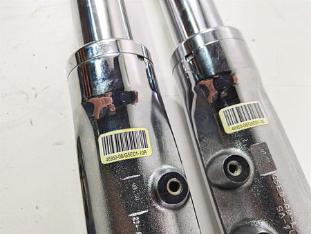 2009 Harley FXCWC Softail Rocker Chrome Front Fork Leg Set 46950-08 46953-08 {{ shop.shopifyCountryName }} - Mototech271