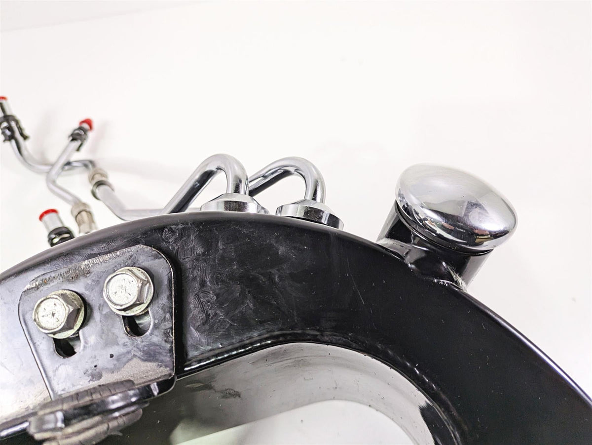 2014 Harley FLS Softail Slim Oil Tank Reservoir & Hoses Lines 62492-01A {{ shop.shopifyCountryName }} - Mototech271