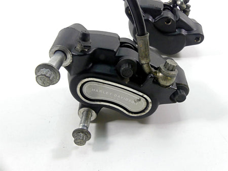 2014 Harley FXDL Dyna Low Rider Front Brake Caliper & Line Set 41300001 41300002 {{ shop.shopifyCountryName }} - Mototech271