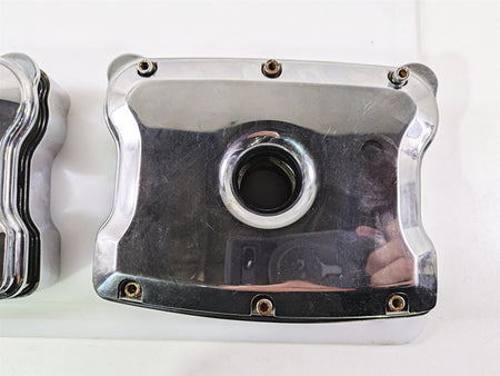2004 Big Dog Chopper S&S Chrome Rocker Box Cylinderhead Cover Set 90-4093-S {{ shop.shopifyCountryName }} - Mototech271