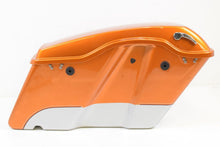 Load image into Gallery viewer, 2014 Harley Touring FLHR Road King  Left Saddlebag  -Amber Whisky 90200414
