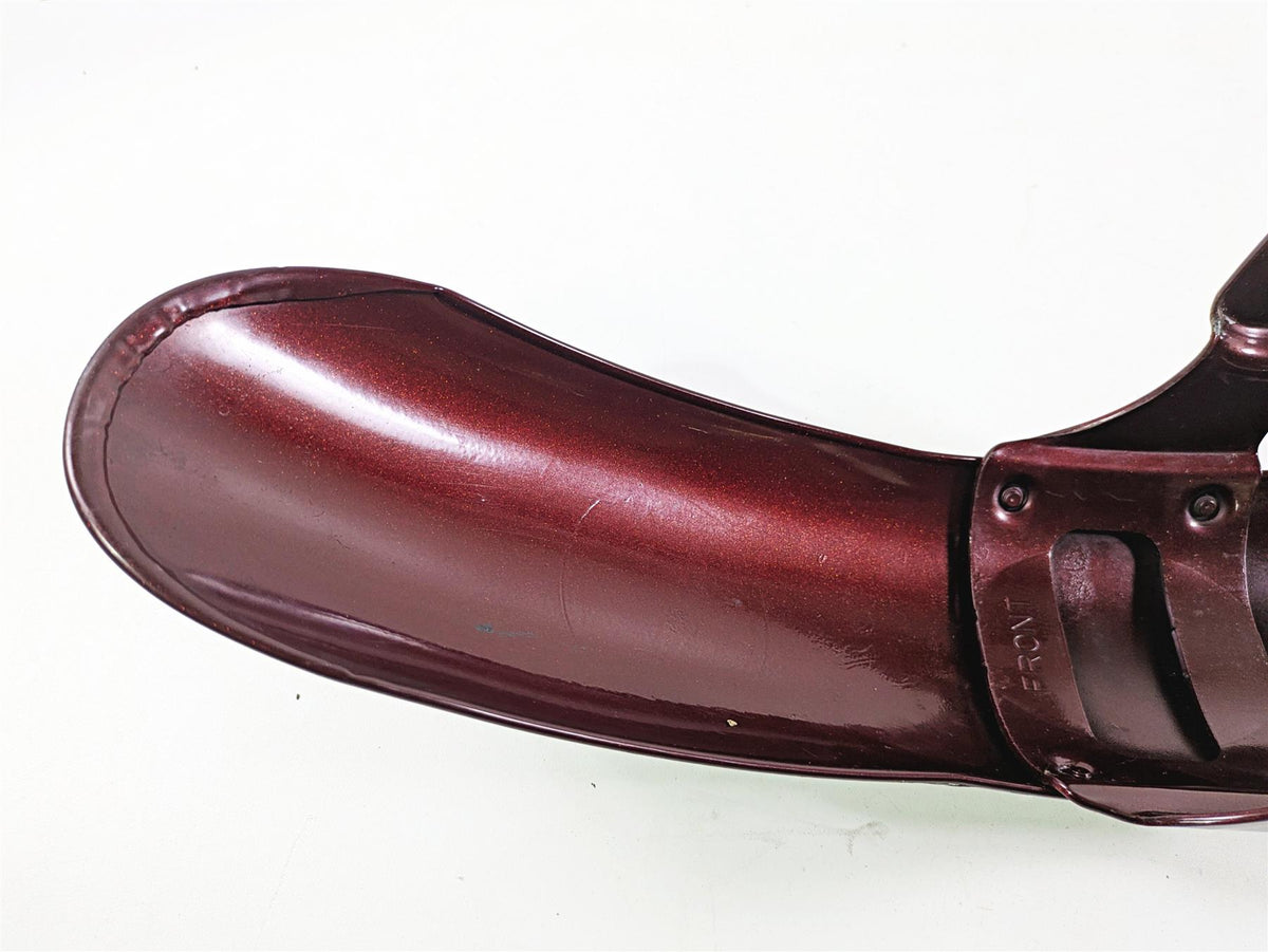 2008 Harley FXCWC Softail Rocker Front Fender Crimson Red Sunglo Deluxe 60158-08 {{ shop.shopifyCountryName }} - Mototech271