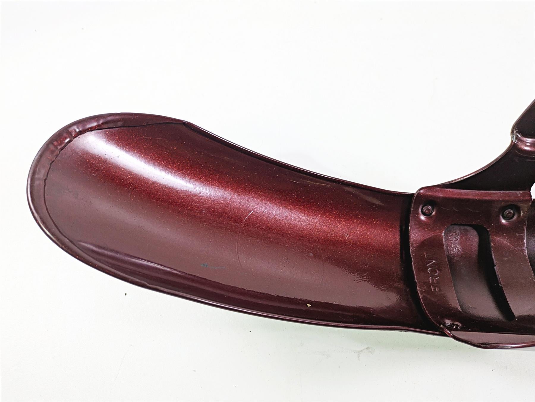 2008 Harley FXCWC Softail Rocker Front Fender Crimson Red Sunglo Deluxe 60158-08 {{ shop.shopifyCountryName }} - Mototech271