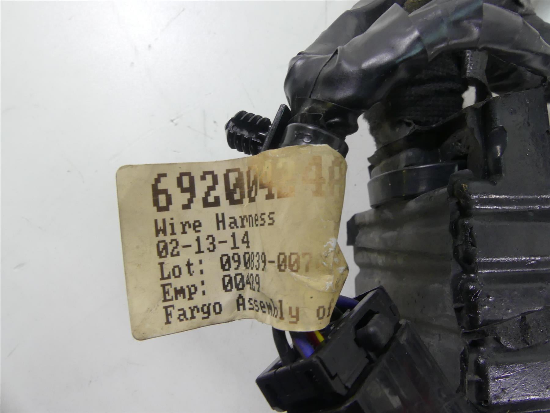 2014 Harley Dyna FXDF Fat Bob Wiring Harness Loom No-Abs - Non Cuts 69200455 {{ shop.shopifyCountryName }} - Mototech271