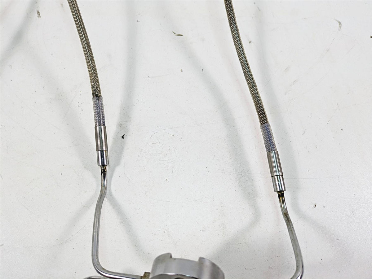 2006 Harley Touring FLHXI Street Glide 16 1/2" Ape Hanger Front Brake Line Set {{ shop.shopifyCountryName }} - Mototech271