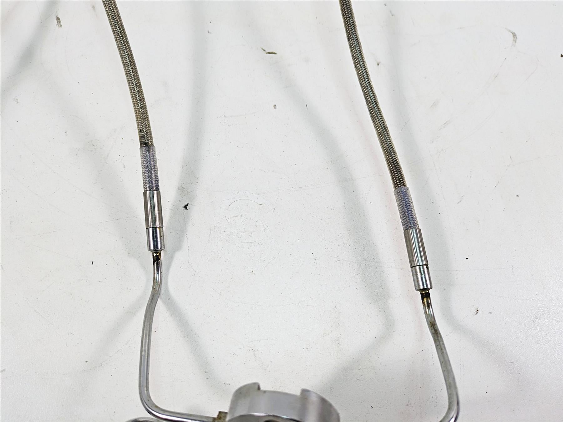 2006 Harley Touring FLHXI Street Glide 16 1/2" Ape Hanger Front Brake Line Set {{ shop.shopifyCountryName }} - Mototech271
