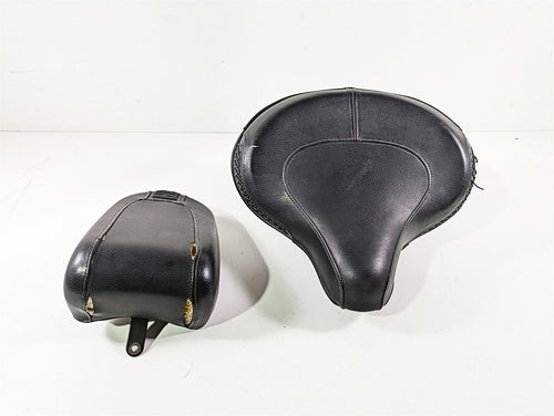 2008 Harley FLSTSB Cross Bones Front Rear Seat Saddle & Mount Set 51481-08 | Mototech271