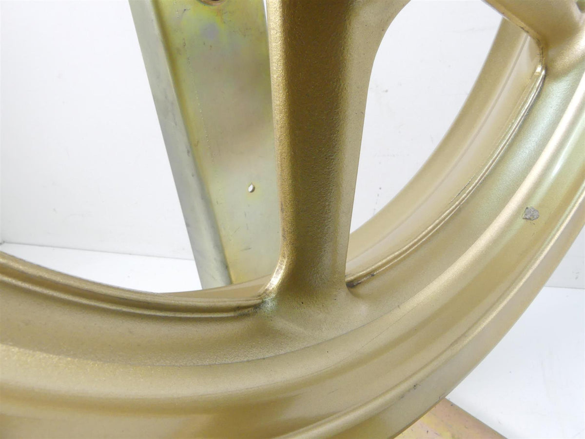 2008 Yamaha FZ1 Fazer Straight Golden Front Wheel Rim 17x3.5 5VY-25168-00-8L {{ shop.shopifyCountryName }} - Mototech271