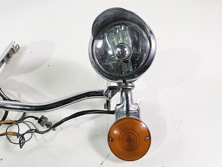 2004 Harley Softail FLSTF Fat Boy Front Spot Lights & Blinker For Parts 68972-00 {{ shop.shopifyCountryName }} - Mototech271