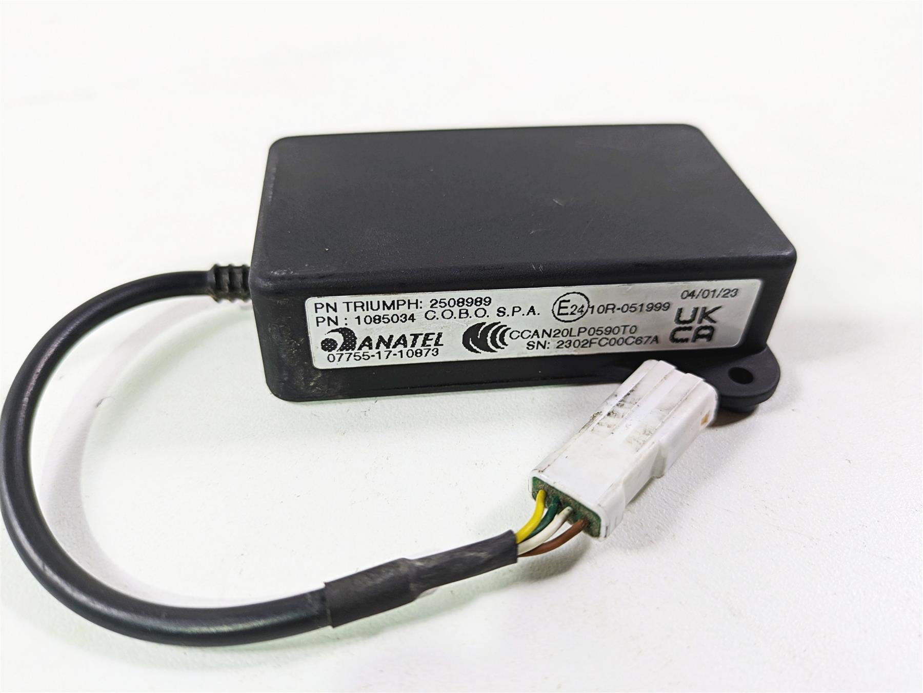 2024 Triumph Tiger 900 GT Anatel Bluetooth Module Unit Ecu T2508989 {{ shop.shopifyCountryName }} - Mototech271