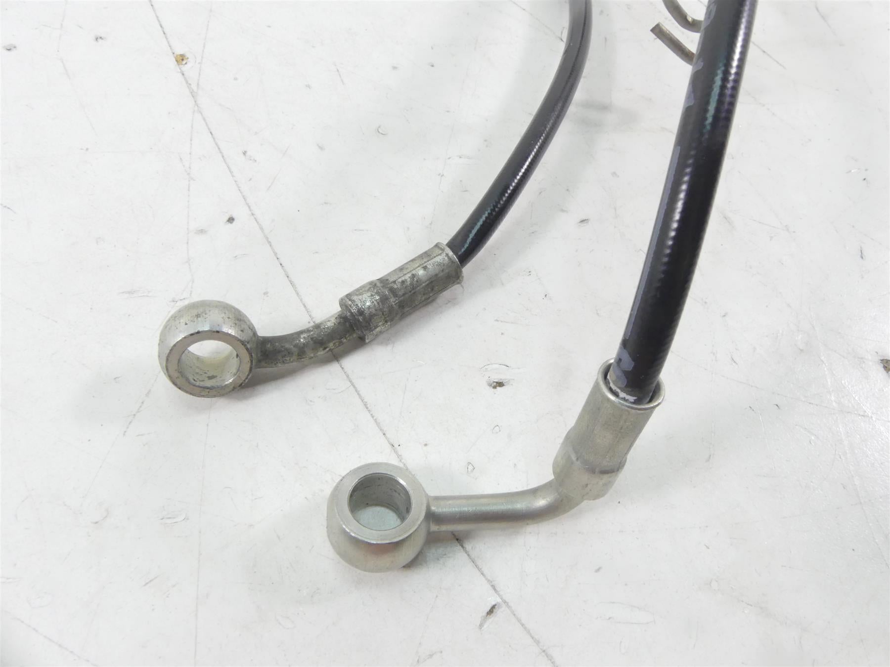 2015 Ducati Diavel Carbon Red Front Abs Brake Line Hose Set 61841191A 61841181B {{ shop.shopifyCountryName }} - Mototech271