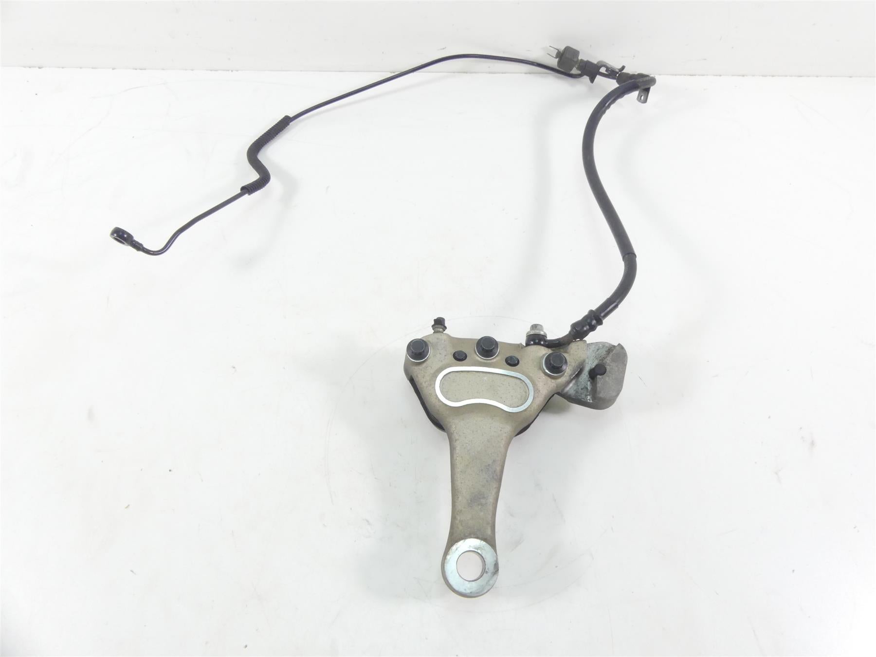 2001 Harley Touring FLHRCI Road King Rear Brake Caliper + Line Hose 44016-00D | Mototech271