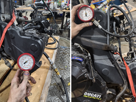 2013 Ducati Hyperstrada 821 Running Engine Motor -Video -Compr Test 22522731A {{ shop.shopifyCountryName }} - Mototech271