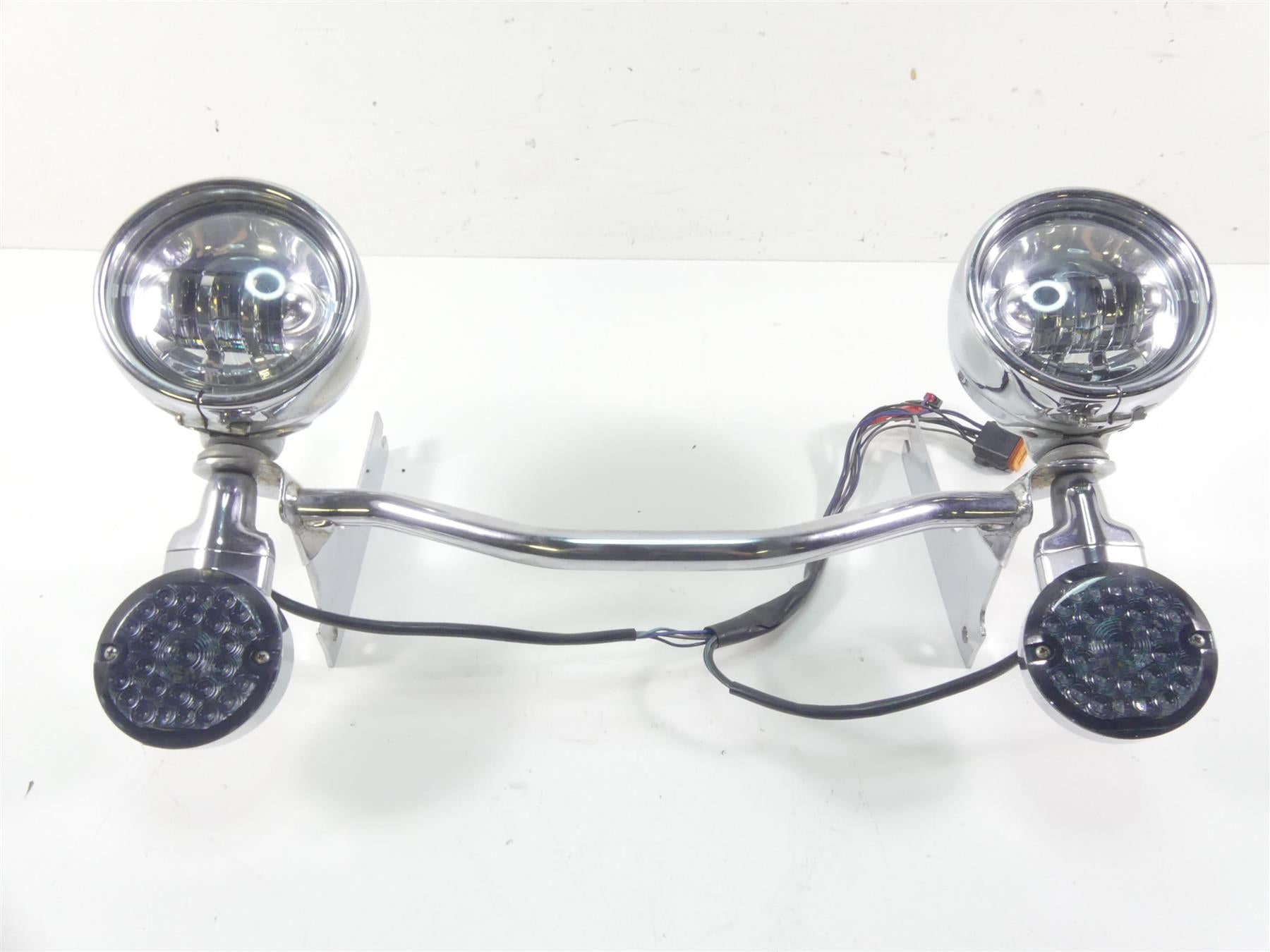 1995 Harley Touring FLHTCU Electra Glide Front Blinker Spot Light Set 68684-86 {{ shop.shopifyCountryName }} - Mototech271