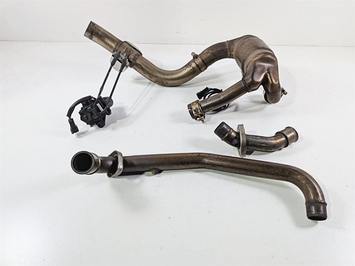 2009 Ducati Hypermotard 1100 S Oem Stock Header, Mid Pipe & Servo 57221451A-Mototech271