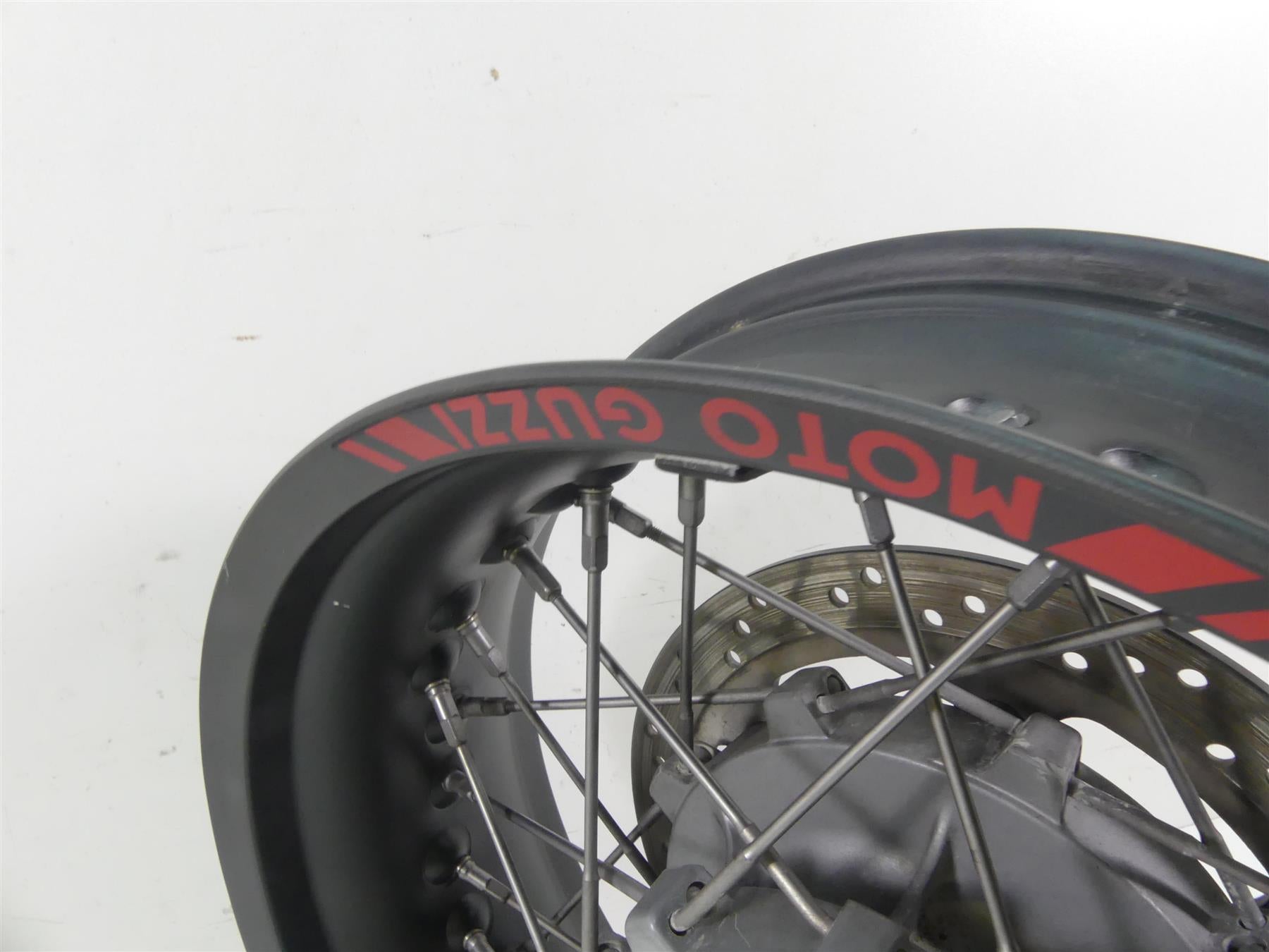 2014 Moto Guzzi Griso 1200 SE 8V Strgt Spoke Rear Spoke Wheel Rim 17x5.5 ETRTO {{ shop.shopifyCountryName }} - Mototech271