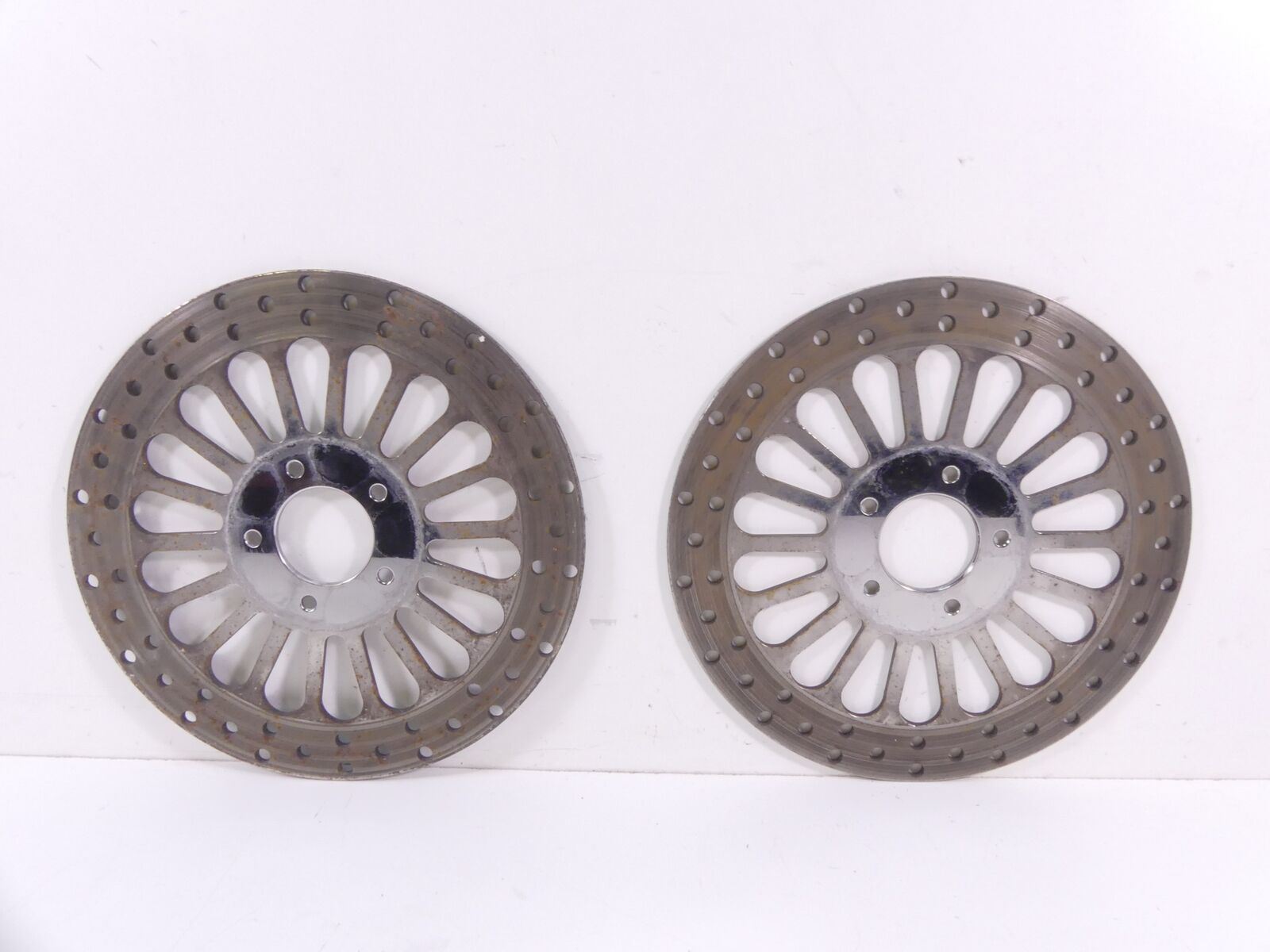 2009 Harley Touring FLHRC Road King Front Brake Disc Rotor Set 41808-08 41809-08 {{ shop.shopifyCountryName }} - Mototech271