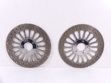 2009 Harley Touring FLHRC Road King Front Brake Disc Rotor Set 41808-08 41809-08 {{ shop.shopifyCountryName }} - Mototech271