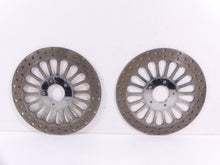 Load image into Gallery viewer, 2009 Harley Touring FLHRC Road King Front Brake Disc Rotor Set 41808-08 41809-08
