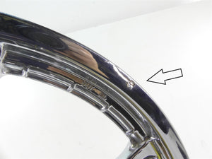 2009 Harley FXDL Dyna Low Rider Slotted 6 Spoke 19x2.5 Chrome Wheel - Read | Mototech271