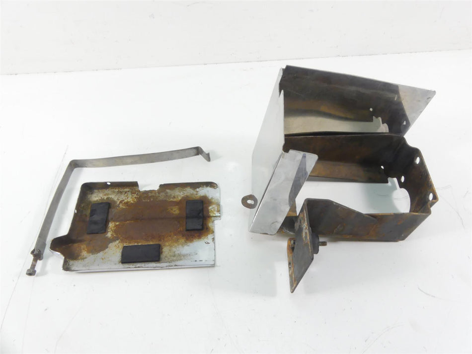 1978 Harley XLH1000 Sportster Ironhead Battery Holder Bracket Cover 66379-67 {{ shop.shopifyCountryName }} - Mototech271