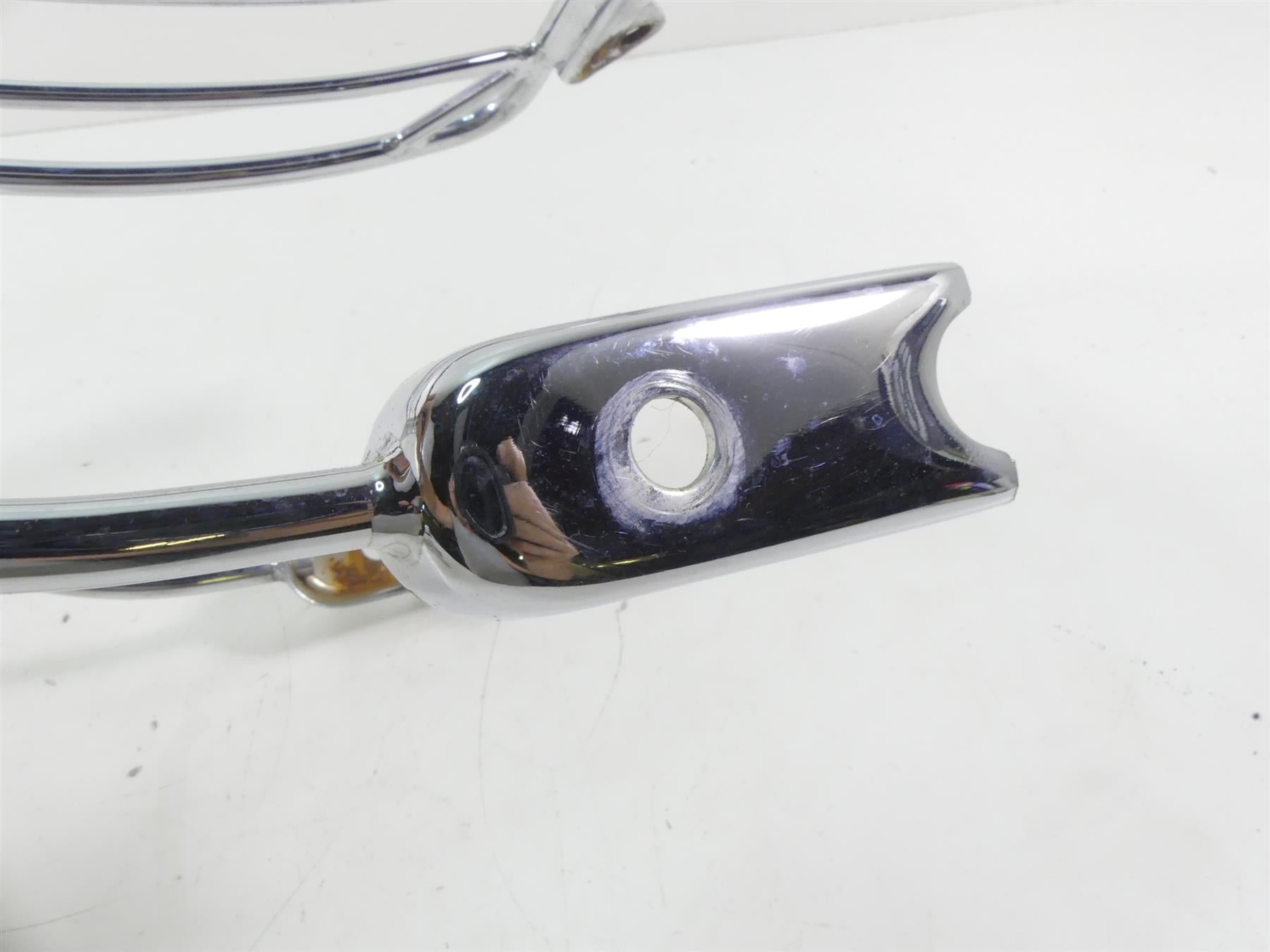 2005 Harley FXDWGI Dyna Wide Glide Rear Chrome Luggage Rack {{ shop.shopifyCountryName }} - Mototech271