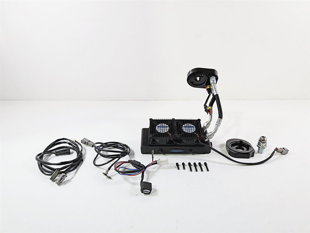 2014 Harley Touring FLHTK Electra Glide Ultracool Oil Cooler & Fan Set-Mototech271