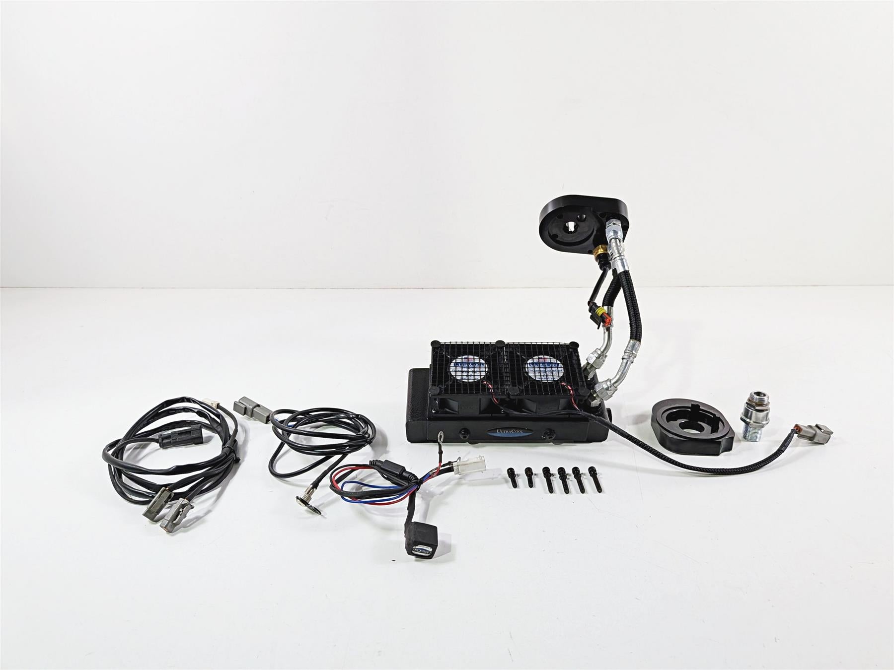 2014 Harley Touring FLHTK Electra Glide Ultracool Oil Cooler & Fan Set-Mototech271