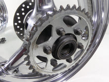 Load image into Gallery viewer, 2001 Kawasaki ZX600J2 ZX6R Ninja Front Rear Chrome Wheel Rim Set 41073-1659 | Mototech271
