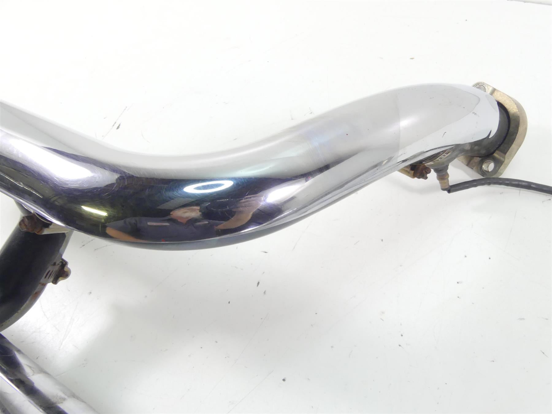 2016 Harley FLS Softail Slim Exhaust Manifold Header Chrome Pipes Set 65600049 {{ shop.shopifyCountryName }} - Mototech271