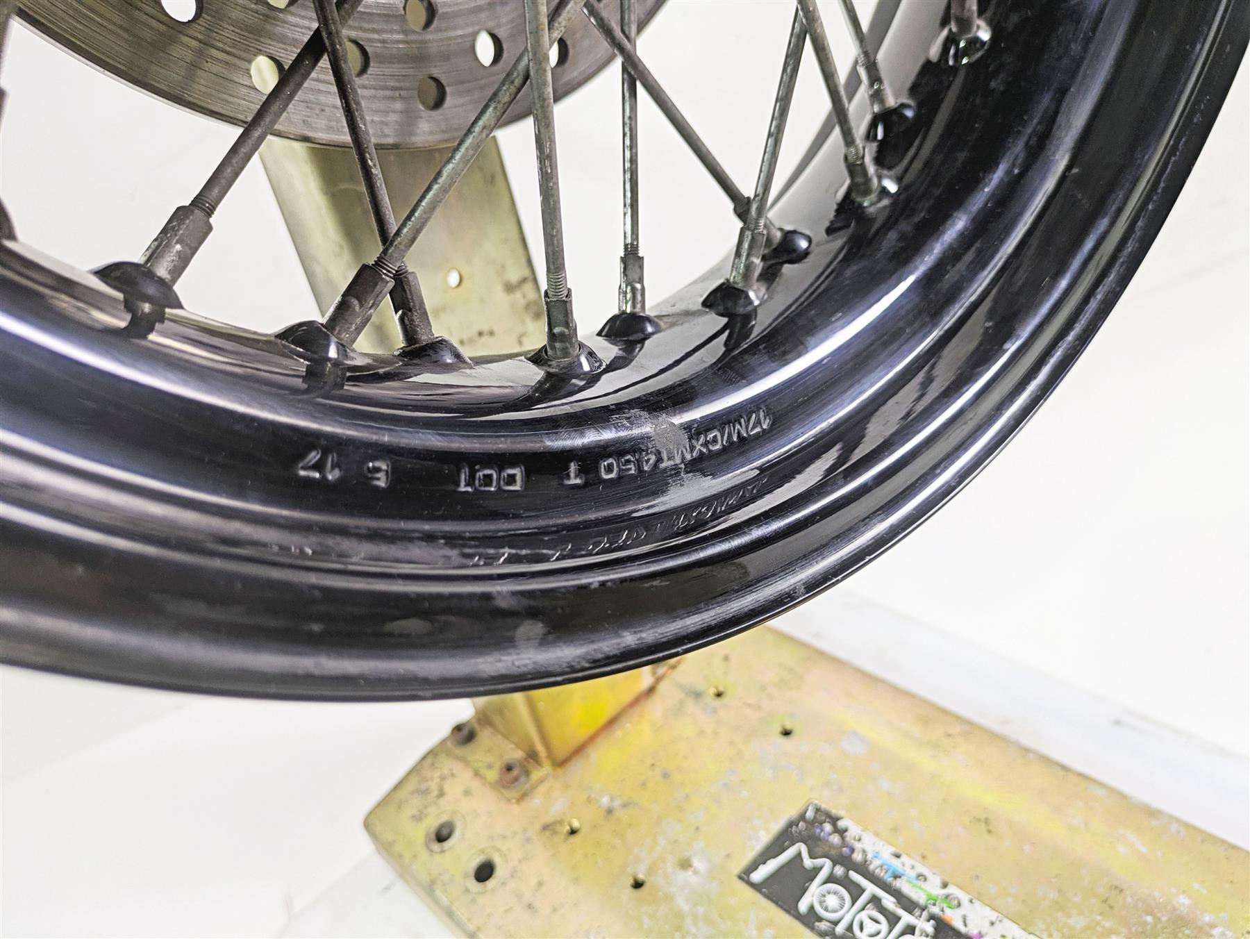 2010 Harley Dyna FXDB Street Bob 17x4.5 Rear Wheel Spoke Rim - Runout 41430-09A {{ shop.shopifyCountryName }} - Mototech271