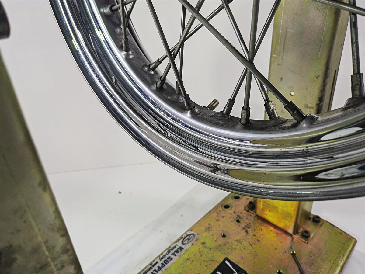 2003 Harley FLSTC Softail Heritage 100th Rear Wheel Rim 15x3 -READ 40700-05A {{ shop.shopifyCountryName }} - Mototech271