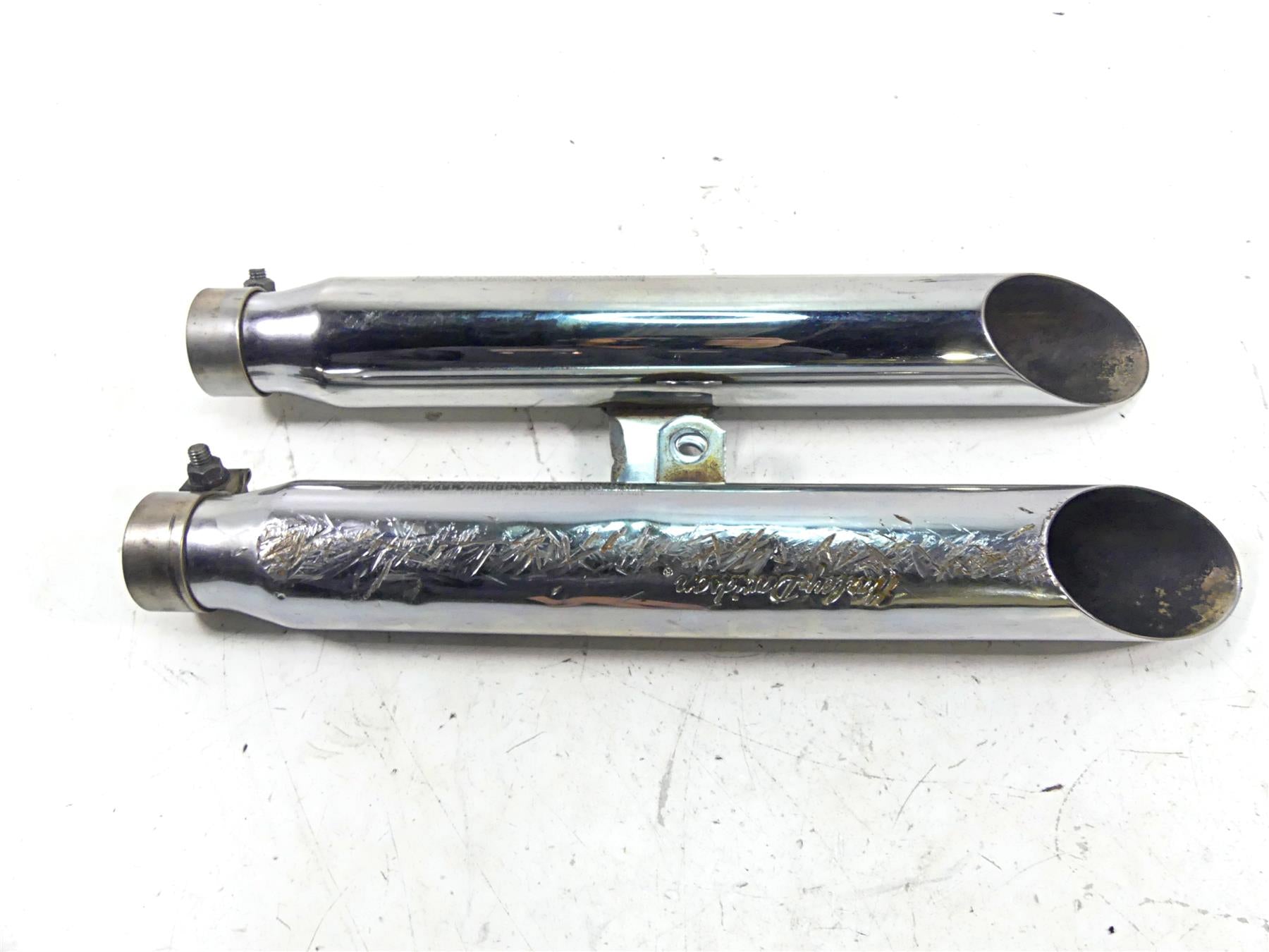 1997 Harley Sportster XL1200 C Exhaust Muffler Slash Cut Slip Ons Set 80016-85A {{ shop.shopifyCountryName }} - Mototech271