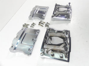2006 Harley Touring FLHTCUI Electra Glide Chrome Valve Cover Rocker Box 17593-99